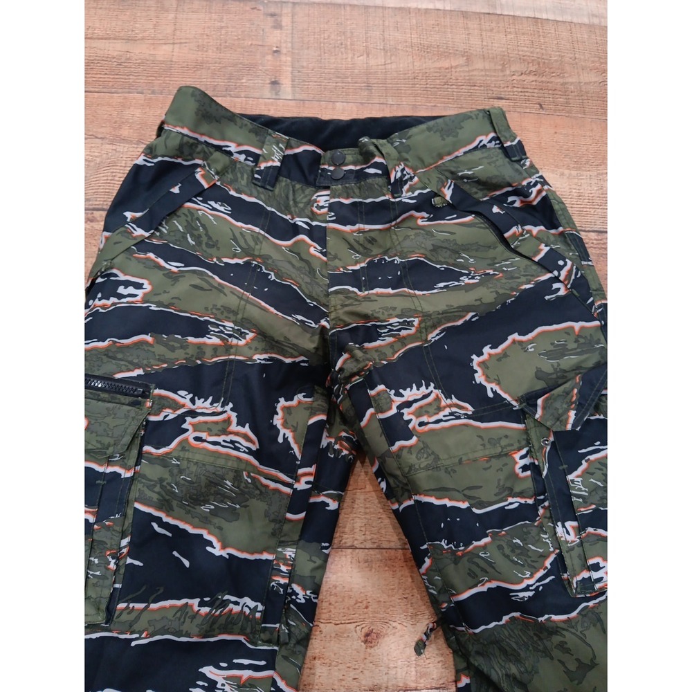 Aperture Sentry Tiger Camo Mens L Snowboard Ski Waterproof‎ Cargo Pockets 2461